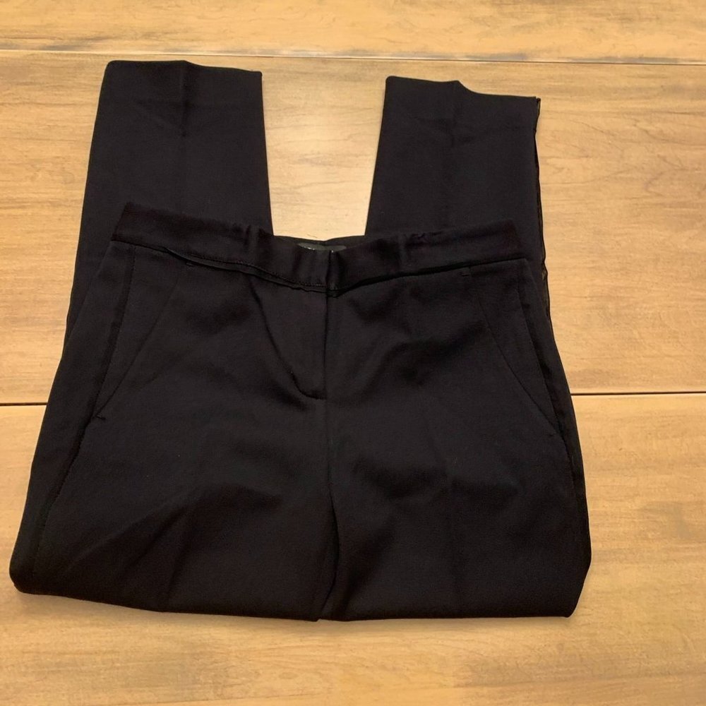 NWT Elie Tahari Alanis Cropped Pant Black Size 0 new - Picture 3 of 9